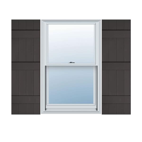 Ekena Millwork Lifetime Vinyl, TailorMade 4 Board Joined (2 Batten), Board-n-Batten, Shutter Loks, LJ4C14X05300MS, PR LJ4C14X05300MS - main